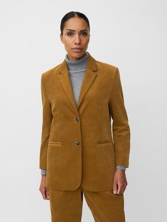 Masai MaJaxi Long Sleeve Corduroy Blazer in Breen at Nordstrom, Size Xx-Large