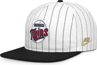 Nike Minnesota Twins Pro Nike Mens MLB Adjustable Hat in White | NB57064NT87-JFJ