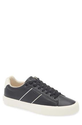 BOSS Aiden Tennis Sneaker in Black at Nordstrom Rack, Size 11Us / 10Uk
