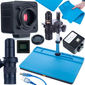 OEM Set De Microscopio Digital Earth Pro Mcep-0.5x - C&aacute;mara Crux Pro 5mp Alta Precisi&oacute;n Uso Profesional