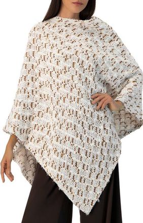 Ivonne Knitted Poncho Sweater in Multicolor at Nordstrom
