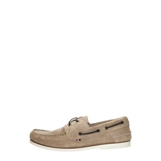 Tommy Hilfiger TH Boat Shoe Core Suede - Heren - Bootschoenen - Grijs - 46 EU - Leer - Schoenen