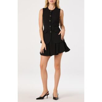 ASTR the Label Christen Sleeveless Dress in Black at Nordstrom, Size Medium