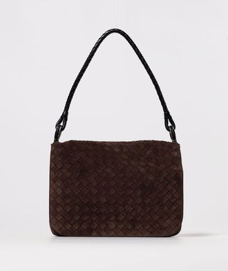 Bottega Veneta Borsa Messenger Swing Bottega Veneta in camoscio intrecciato