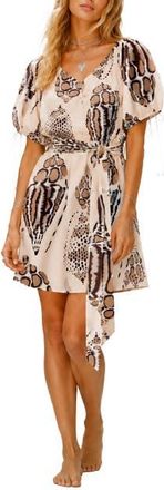 Calypso St. Barth Sasha Dress in Ikat-Shells-3 at Nordstrom, Size X-Small