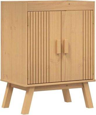 vidaXL Gabinete base para fregadero Marrón 114 x 43 x 73.5 cm Vidaxl