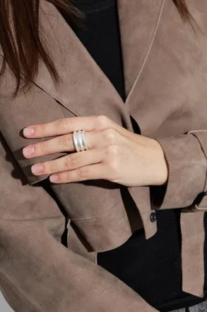 AllSaints Brass Ring, Womens, Silver