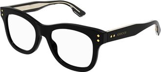 Gucci Glasses, female, Gray, Size: 53 MM Gg1086O Eyeglasses
