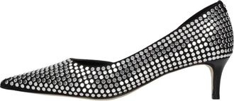 Michael Kors Met Hak - Dames - Pumps - Zwart - 36 1/2 EU - Leer - Schoenen