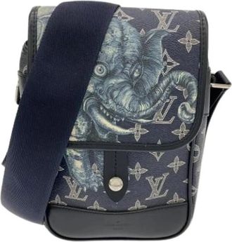 Louis Vuitton Pre-owned Schoudertas - Heren - Vintage Schoudertas - Blauw - ONE Size - Vintage