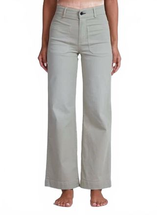 ASKK NY Sailor Twill Straight Leg Pant In Seaweed