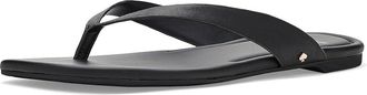 Kate Spade New York Sandie Flip-Flops Sandals Womens Sandals Black : 8.5 M, Leather