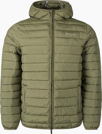 Aquascutum Mens Aquascutum Active Rlg 100 Gr Army Green Hooded Jacket - Tan - Size: 44/Regular