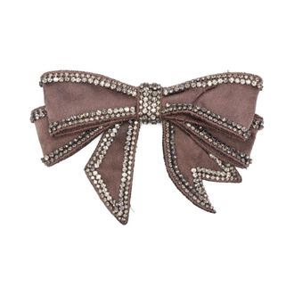 VANIS&Eacute; Bruine Kristal Broche Sluiting Sieraden - Dames - Broches - Bruin - ONE Size - Accessoires