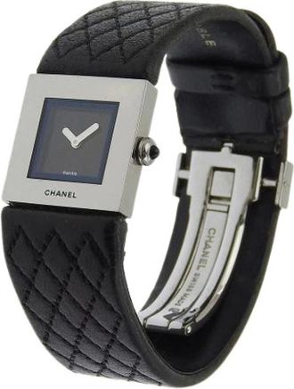 Chanel Pre-owned Watches, female, Black, Size: ONE SIZE Pre-owned Vintage Watch