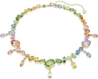 Swarovski Gema Crystal Collar Necklace in Gold/Multi at Nordstrom