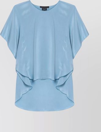 Max Mara flowy silk blouse layered design