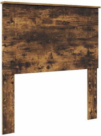 vidaXL Cabecero Roble Ahumado 90 Cm Madera Contrachapada Vidaxl