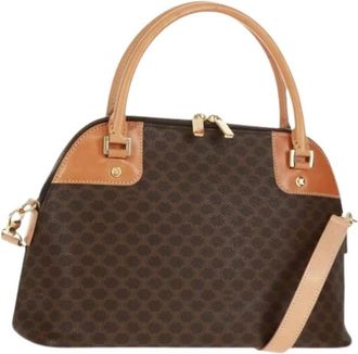 Celine Pre-owned Plastic Handtas - Dames - Vintage Handtas - Bruin - ONE Size - Leer - Vintage