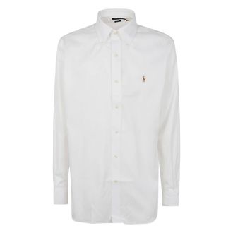 Polo Ralph Lauren Heren, Overhemden, Wit, Maat: 2XL Katoen