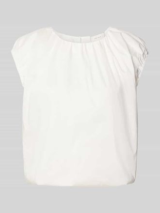 Neo Noir Neo Noir Relaxed Fit Blusentop mit Rundhalsausschnitt Modell Ivania in Weiss, Gr&ouml;&szlig;e 38