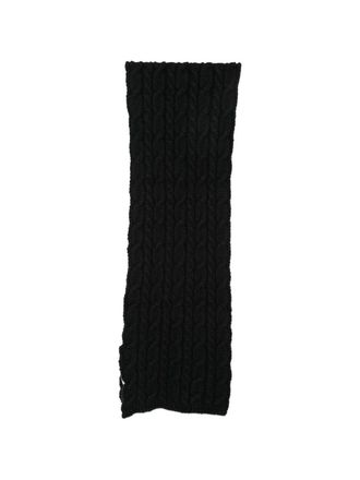 Arte Wool Cable Knit Scarf