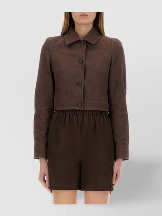 Max Mara cotton cropped jacket