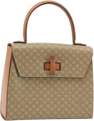 Celine Pre-owned Handbags, female, Beige, Size: ONE SIZE Pre-owned Vintage Hand Bag