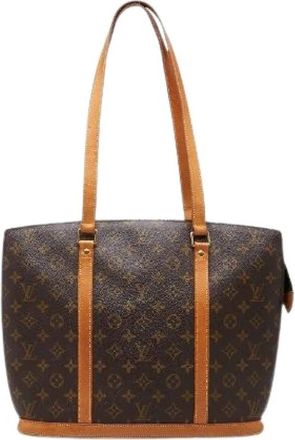 Louis Vuitton Pre-owned Monogram Babylon Tote Bag - Dames - Vintage Shopper - Bruin - ONE Size - Leer - Vintage