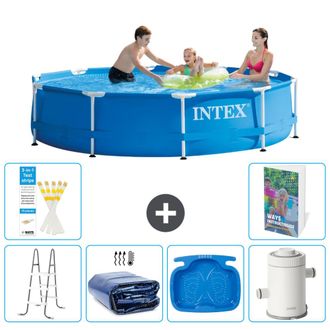 Intex Piscina Con Estructura Redonda - 305x76 Cm - 7-piezas S144