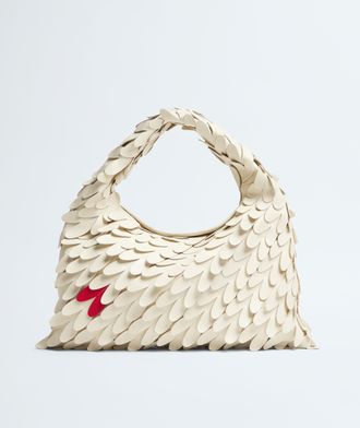 Bottega Veneta Hop - White - Woman - 100% Lambskin