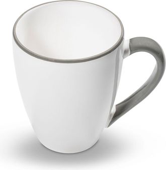 Gmundner Keramik Gmundner Keramik - Gmundner Cer&aacute;mica Borde Gris, Taza De Desayuno Max 0,3 Litros