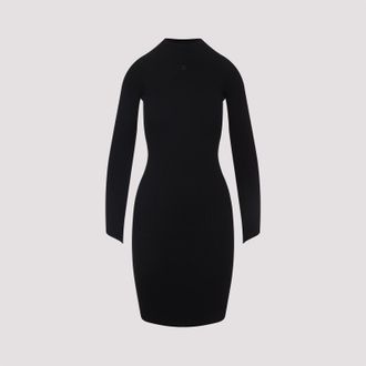 Courrèges Circle Rib Mini Dress