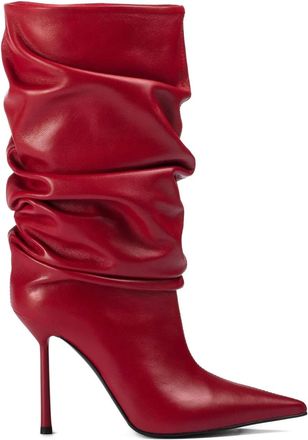 Le Silla 100 mm Bella stiletto laarzen - Rood