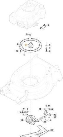 STIGA Sports Polea De Motor Original Stiga Mp2 554 Bbc - 122601935/0