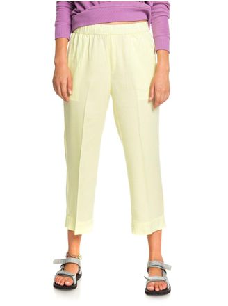 Quiksilver Schlupfhose QUIKSILVER Quiksilver Womens, Damen, Gr. M, N-Gr, gelb (pale lime gelb), 100% TENSEL, Hosen Schlupfhose