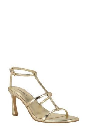 Calvin Klein Pelara Ankle Strap Sandal in Gold at Nordstrom Rack, Size 8.5
