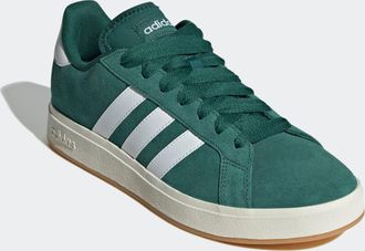 adidas Sneaker ADIDAS SPORTSWEAR GRAND COURT BASE 00S, Herren, Gr. 38,5, gr&uuml;n (collegiate gr&uuml;n, cloud wei&szlig;, gum 3), Leder, Synthetik, Schuhe Sneaker, Design 