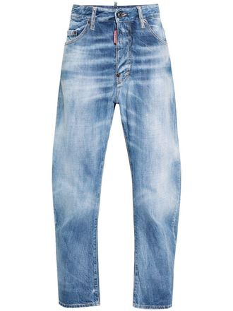 Dsquared2 Jeans crop dritti - Blu