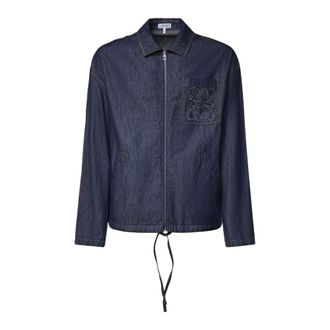 Loewe Loewe Coats - - Jackets - Uomo - Blu - M
