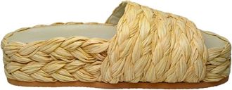 Stella McCartney Stella McCartney, Sliders, female, Beige, Size: 9 US Sandali Rafia