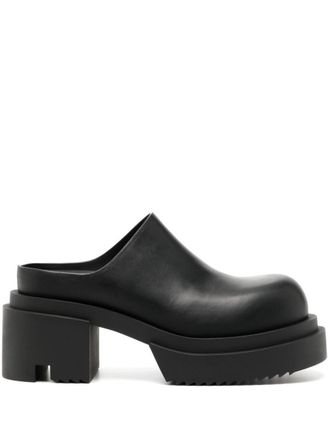 Rick Owens 75Mm Leather Mules