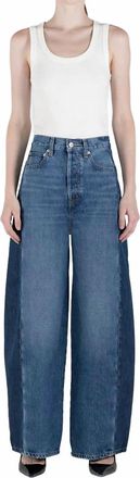 Ética Arden Reworked Wide Leg Jeans In Boulder