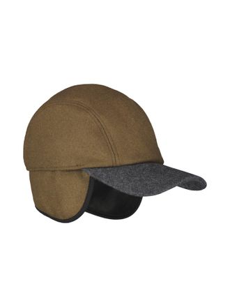 Lerros Baseball Cap LERROS Gef&uuml;ttertes Woll-Basecap mit Ohrenklappen, Herren, Gr. Normalgr&ouml;ssen, beige (bold camel), 50% Wolle, 50% Polyester, Caps Baseball 