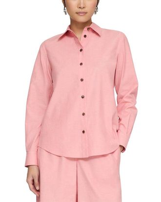 Lafayette 148 New York Plus Button Down Shirt