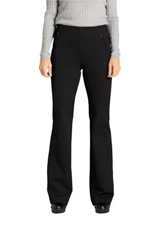 Mac Jeans Boot Cut Zip Jeans In Black