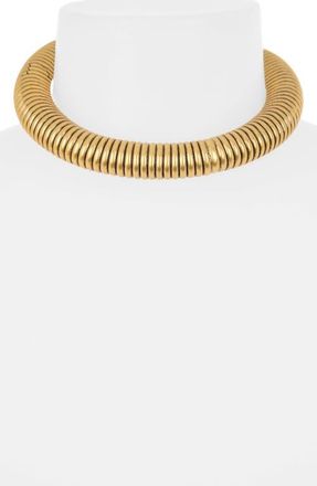 Cult Gaia Charlique Choker Necklace in Antique Brass at Nordstrom