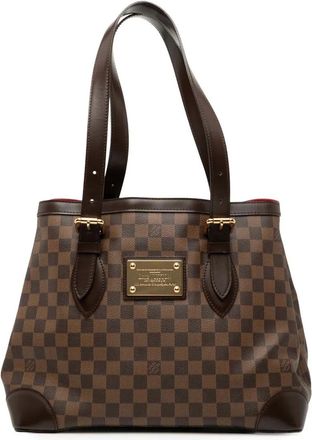 Louis Vuitton Borsa tote Hampstead GM in tela Damier Eb&egrave;ne 2007 - Marrone