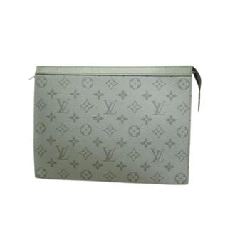 Louis Vuitton Pre-owned Clutches, male, Gray, Size: ONE SIZE Pre-owned Clutch Bag