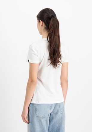 Alpha Industries T-Shirt ALPHA INDUSTRIES Crystal T-Shirt W, Damen, Gr. XS, weiss (wei&szlig;), Obermaterial: 100% Baumwolle, Shirts T-Shirt